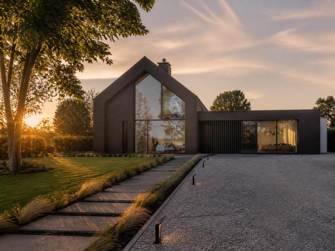 Nieuwbouwvilla, volledige installatie